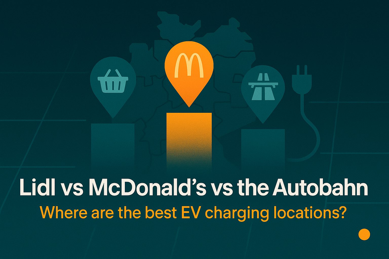 Lidl vs McDonald's vs Autobahn: kde jsou nejlepší lokality pro EV nabíjení?