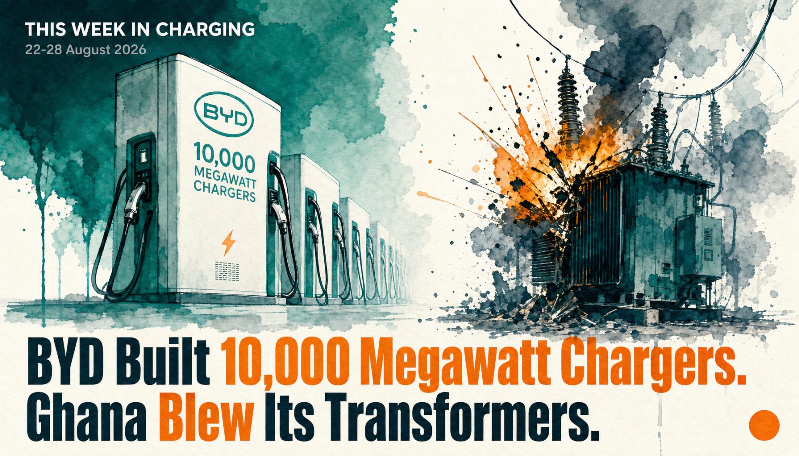 BYD Built 10,000 Megawatt Chargers. Ghana Blew Its Transformers.