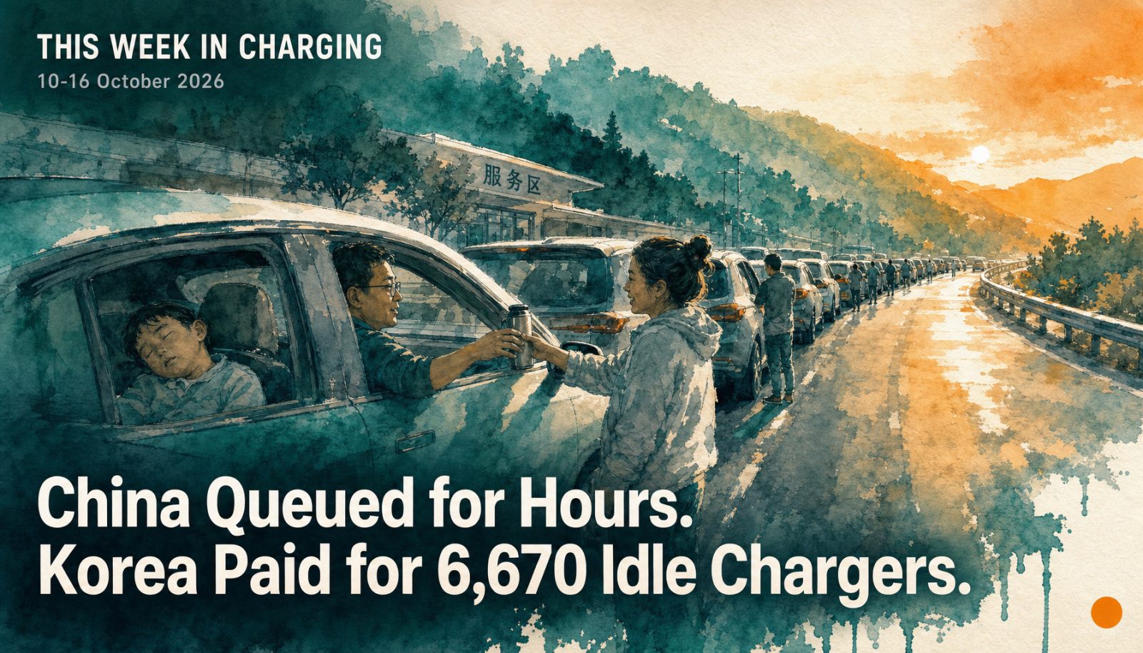 China Queued for Hours. Korea Paid for 6,670 Idle Chargers.